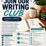 Join our writing Club